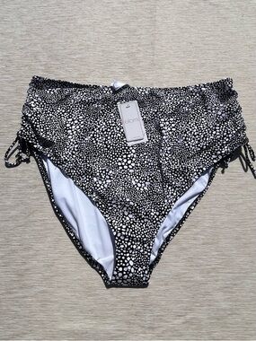 NWT Elomi Women’s Swimsuit Bathing Suit High-Waist Side Ruching Swim Bottoms 20